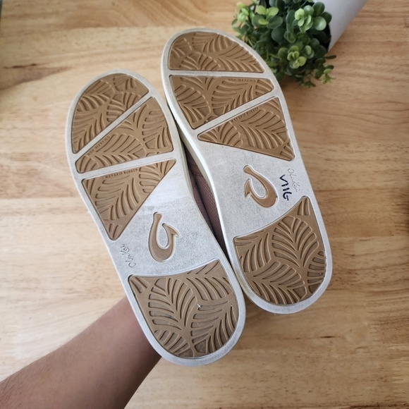 Olukai Ki'ihele Blush Pink Slip On Drop In Comfort Sneaker Womens 7 - Picture 10 of 14